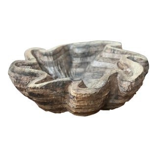 Carved Wood Sculpture Centerpiece by New York Artist Ann Pachner. For Sale