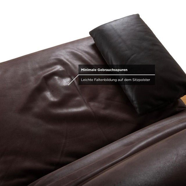Free Motion Epos 3 Leather Two-Seater Brown Electric Function Sofa from Koinor For Sale - Image 15 of 18