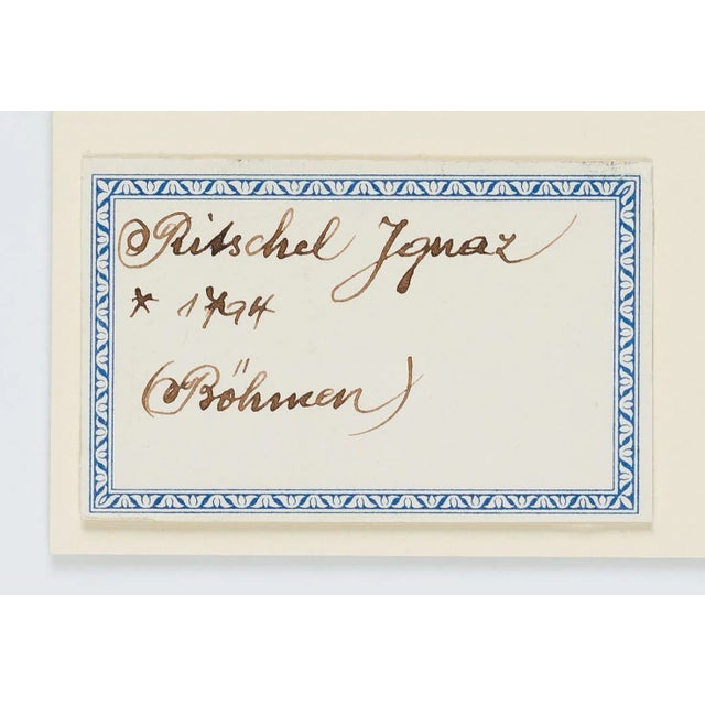 I. Ritschel, Mountain Traveler at Sunrise, 1820, Pencil For Sale - Image 4 of 5