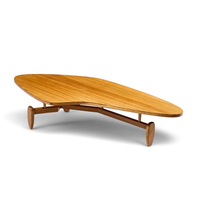 John Keal for Brown Saltman Model 92 Mid Century Outrigger Coffee Table For Sale - Image 9 of 10