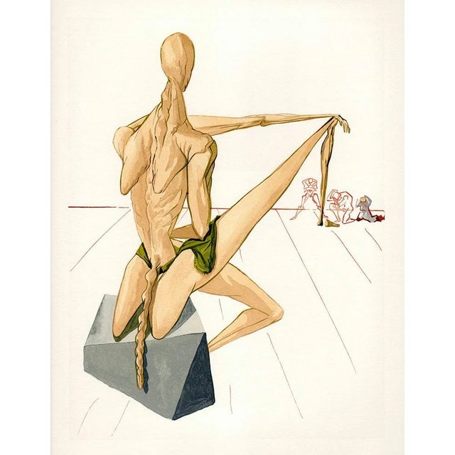 Artist: Salvador Dali Country: Spain Title: Hell – Minos Medium: Original Woodcut Marks: Not signed not numbered paper...