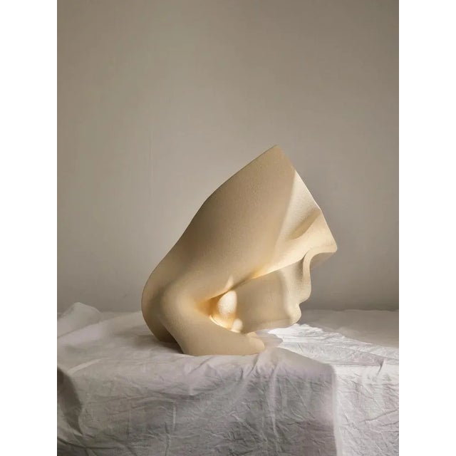 Ceramic the Wind of Change Sculpture in Stoneware Clay by Aleksandra Krasnopolska For Sale - Image 4 of 10