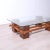 Wood and Glass Coffee Table, 1970s For Sale - Image 10 of 18