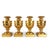 Empire Gilt Lamp Bases, 1700s, Set of 4 For Sale - Image 5 of 5