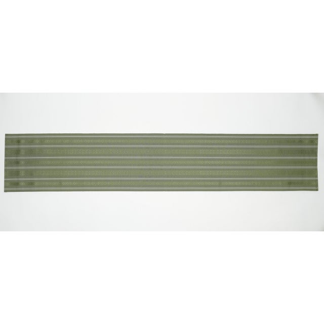 Contemporary Japanese Ceremonial Silk Table Runner by Renaras For Sale - Image 3 of 6