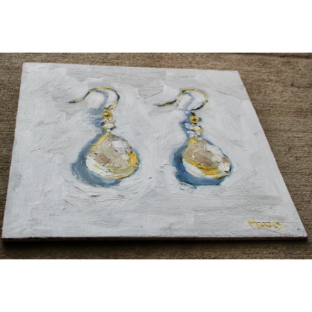 Artisan Adornment — Contemporary Jewelry Still Life Original oil painting by Lisa Haas, 12 x 12 unframed on wood panel,...