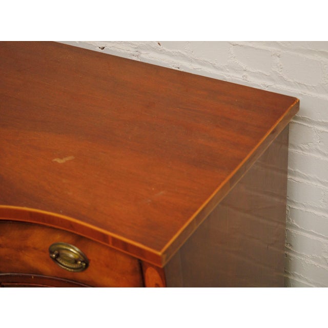 Antique Vintage Sideboard With Inlays For Sale - Image 4 of 9