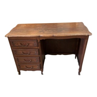 Antique French Oak Desk For Sale