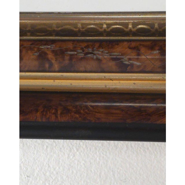 Victorian Small Mirror, u.s.a. Circa 1880 For Sale - Image 4 of 4