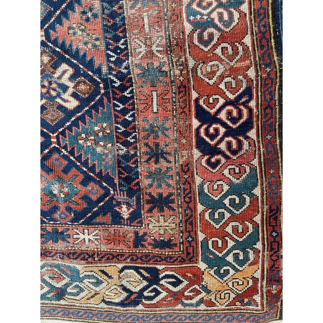 Late 19th Century Caucasian Shirvan Rug, 1890s For Sale - Image 14 of 18