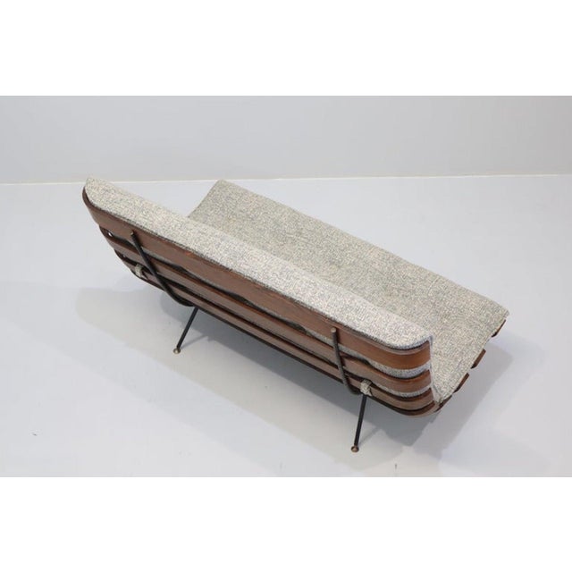 Brown Model Costela Sofa from Martin Eisler and Carlo Hauner, 1955 For Sale - Image 8 of 15