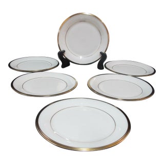 Lenox China Ivory Gold Eternal Bread & Butter 6 1/4" Plate Set of 6 For Sale