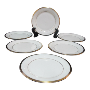 Lenox China Ivory Gold Eternal Bread & Butter 6 1/4" Plate Set of 6