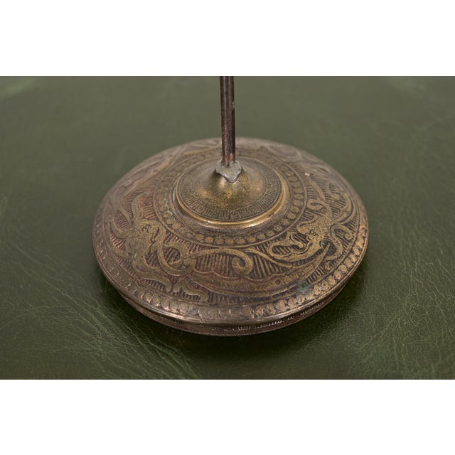Early 20th Century Marshall Field & Co. Antique Viking Bronze Stationery Holder Spindle, Circa 1910 For Sale - Image 5 of 9