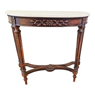 1980s Vintage Louis XVI Style Console For Sale
