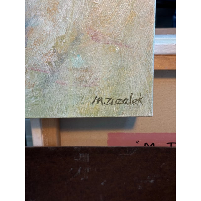 Large Original Abstract Expressionist Painting Titled "Meanwhile the World Goes On" For Sale In Washington DC - Image 6 of 8