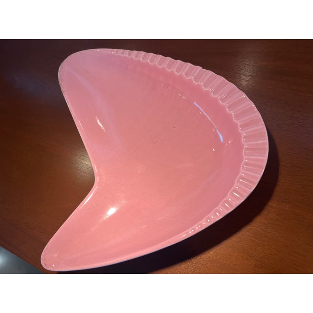 MCM Gilner Boomerang Ceramic Ash Tray For Sale - Image 4 of 10
