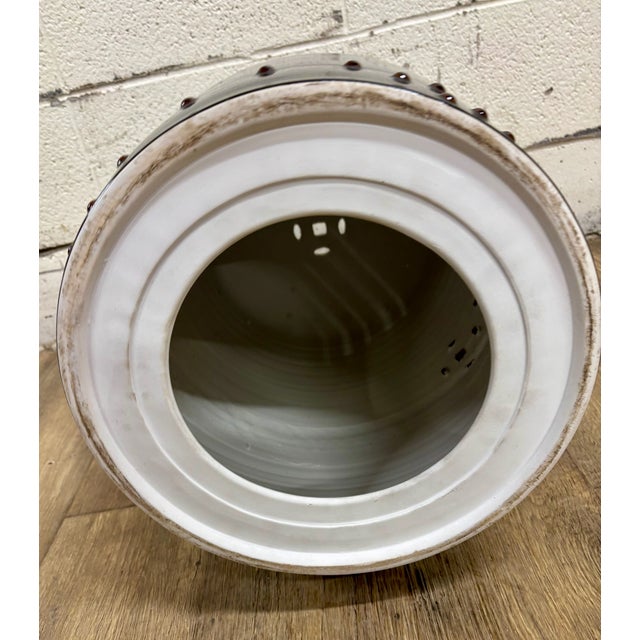 Ceramic Garden Stool For Sale - Image 9 of 9