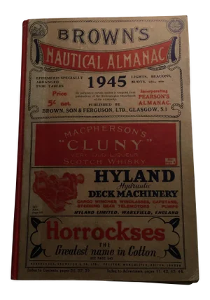 'Brown's Nautical Almanac: 1945" Book