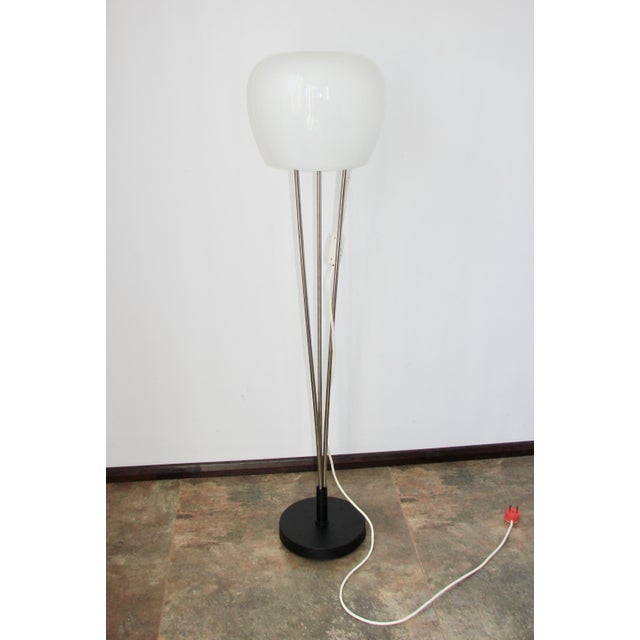 Modern Floor Lamp in Metal and Glass from A. Gałęcki, Poland, 1970s For Sale - Image 3 of 7