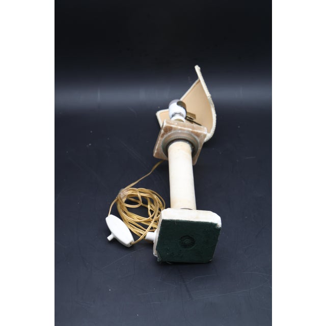 Vintage Art Decò Alabaster Table Lamp For Sale - Image 12 of 13