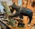 A 1940s Americana folk art hand-carved wood bear — full of the rough-hewn charm that makes folk carvings so collectible....