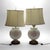 Antique French Josef Ahne Opaline Glass Portrait Pillow Table Lamps - a Pair For Sale - Image 10 of 12