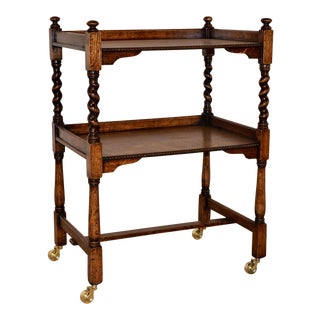 Edwardian Oak Drinks Cart, Circa 1900 For Sale