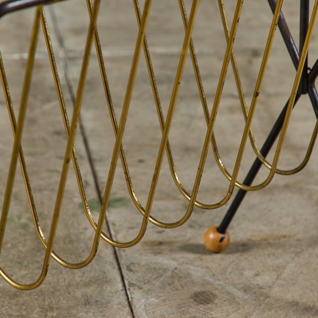 Tony Paul Wire Magazine Rack For Sale - Image 12 of 14