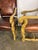 Pair of Mid-20th Century Italian Carved Armchairs With Leather Upholstery For Sale - Image 9 of 9