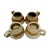 Ceramic Late 20th Century Joy Imai California Studio Pottery Stoneware Mugs, Set of 8 For Sale - Image 7 of 12