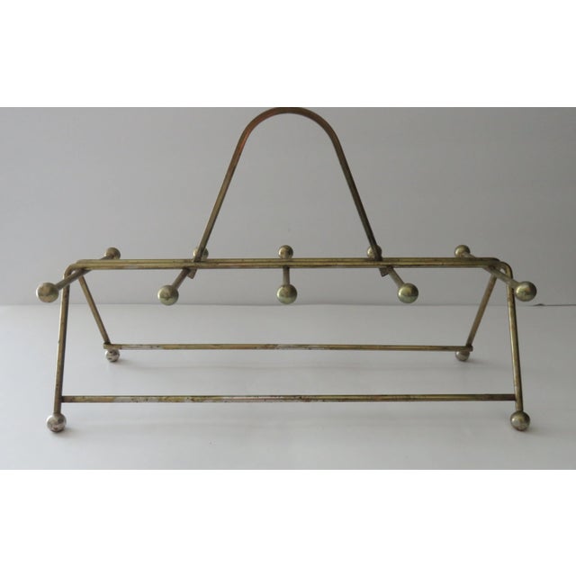 Mid 20th Century Mid-Century Culver Barcelona 22kt Gold Highball Barware Glasses With Caddy- Set of 8 For Sale - Image 11 of 11