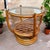 Bent Bamboo Cane Round Side Table With Glass Top For Sale - Image 12 of 12