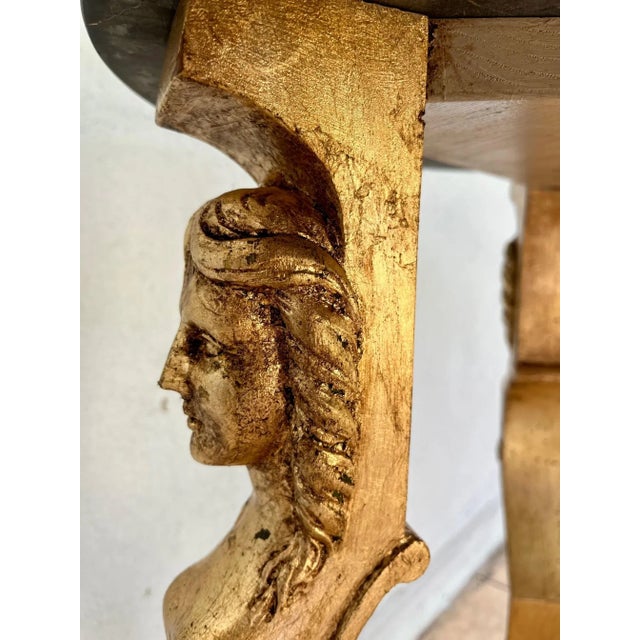 French 19th Century Grand Tour Neoclassical Giltwood Gueridon. For Sale - Image 9 of 11