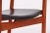 Model PP203 Mahogany and Black Leather Desk Chairs by Hans J. Wegner for PP Møbler, 1970s, Set of 4 For Sale - Image 9 of 15