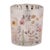 Kenneth Ludwig Chicago Frosted Wildflower Print Votive Holder (Set of 3) For Sale - Image 4 of 6