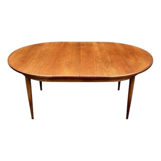 Mid-Century Oval Extending Teak Dining Table from G-Plan For Sale