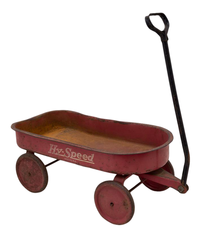 childs red wagon
