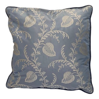 Fortuny Style Silk Brocade Pillow Feather Down Insert For Sale