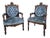 Antique Renaissance Revival Carved Chairs by John Jelliff - Set of 2 For Sale