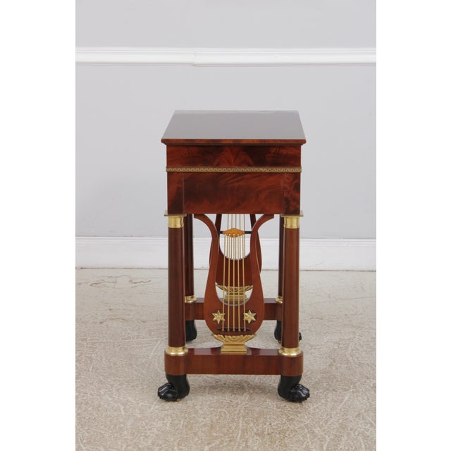Pair of Kindel Masterworks Winterthur Empire Mahogany Nightstands For Sale - Image 14 of 18