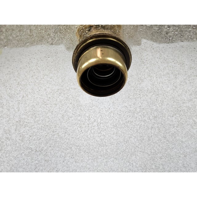 Italian Pendant Light in Pulegoso Glass, 1970s For Sale - Image 16 of 18