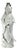 Large Mid-Century Japanese Celadon Guanyin Porcelain Figure 30" William "Billy" Haines Style Lamp Base For Sale