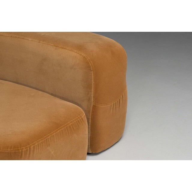 Envorin One Sofa attributed to Ennio Chiggio for Nikol International, Italy, 1970s, Set of 4 For Sale - Image 11 of 18
