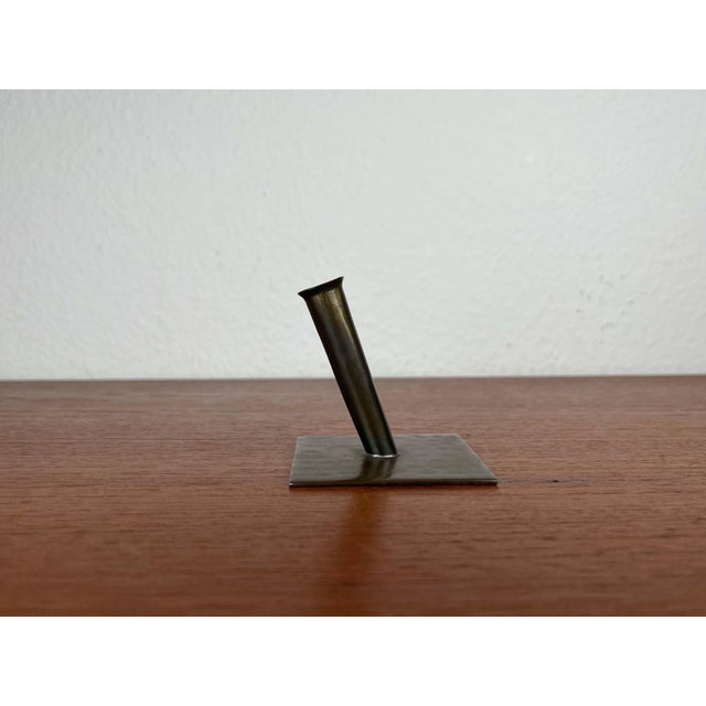 Mid-Century Modern Minimalist German Brass Pen Holder, 1950s For Sale - Image 6 of 15