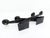 Modernist Brutalist Chandelier with Four Blackened Hammered Metal Spikes, Europe, 1970 For Sale - Image 6 of 10