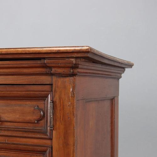Wood Italian Credenza in Walnut For Sale - Image 7 of 12