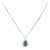 Natural Opal Diamond Pendant W/ Gold Chain 3.25 TCW GIA Certified For Sale