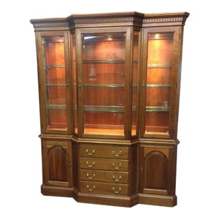 Vintage China Cabinet, Harden Furniture Company For Sale