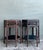 Vintage Asian Fretwork Burnt Bamboo Side Tables - A Pair For Sale - Image 9 of 12